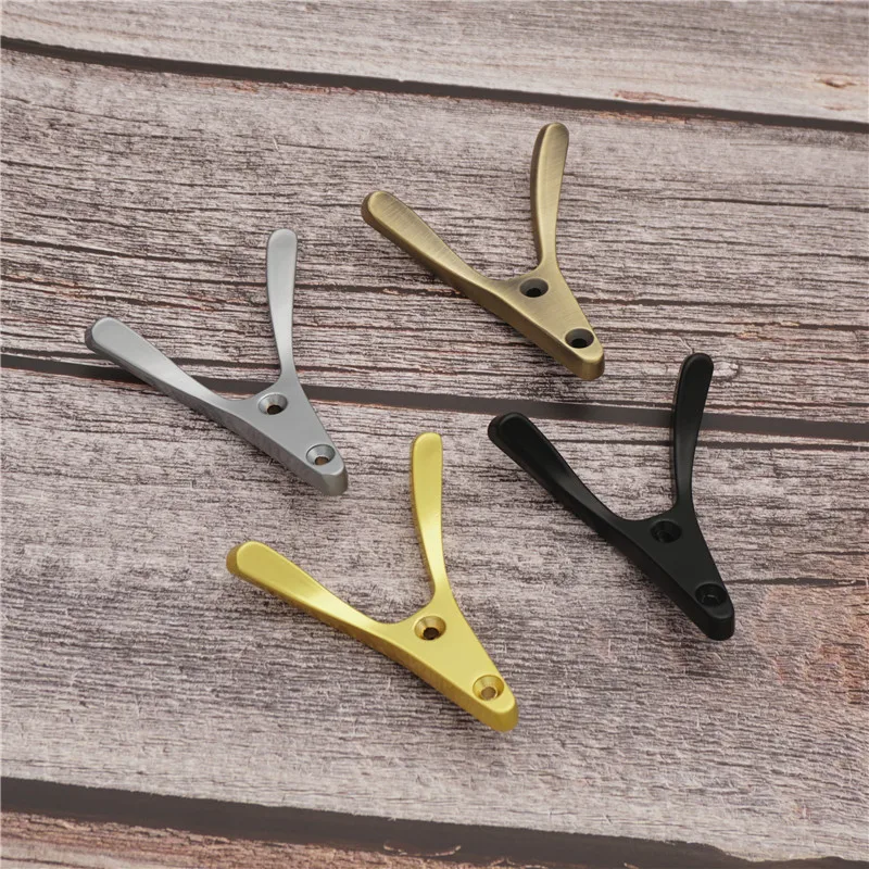 

Zinc alloy Shofar Hanging Hook Simplicity Wall decoration Hanger Rack for Clothes Hat Scarf Key Storage Organize hardware