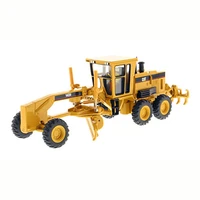 diecast 150 engineering vehicle bulldozer loader grader road roller model cat 140h self propelled grader alloy toy collect show
