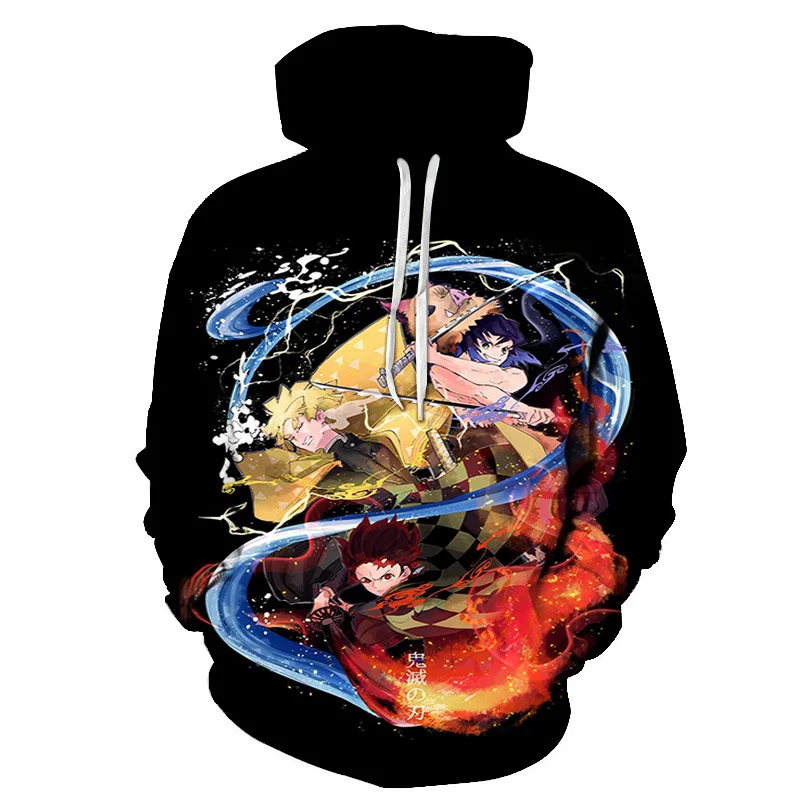 

The New Popular Japanese Manga Unisex Ghost Slayer Blade Series 3D Digital Printing Sweater Cosplay Animation Peripheral Hoodie