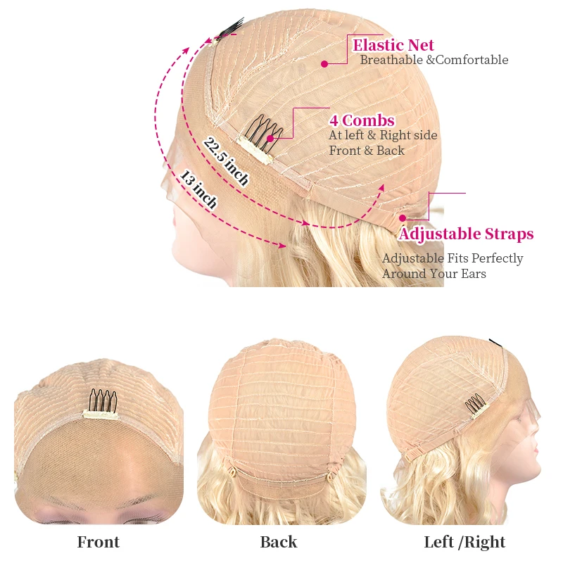 Парики из искусственных волос без шапочки основы короткий волнистые парик