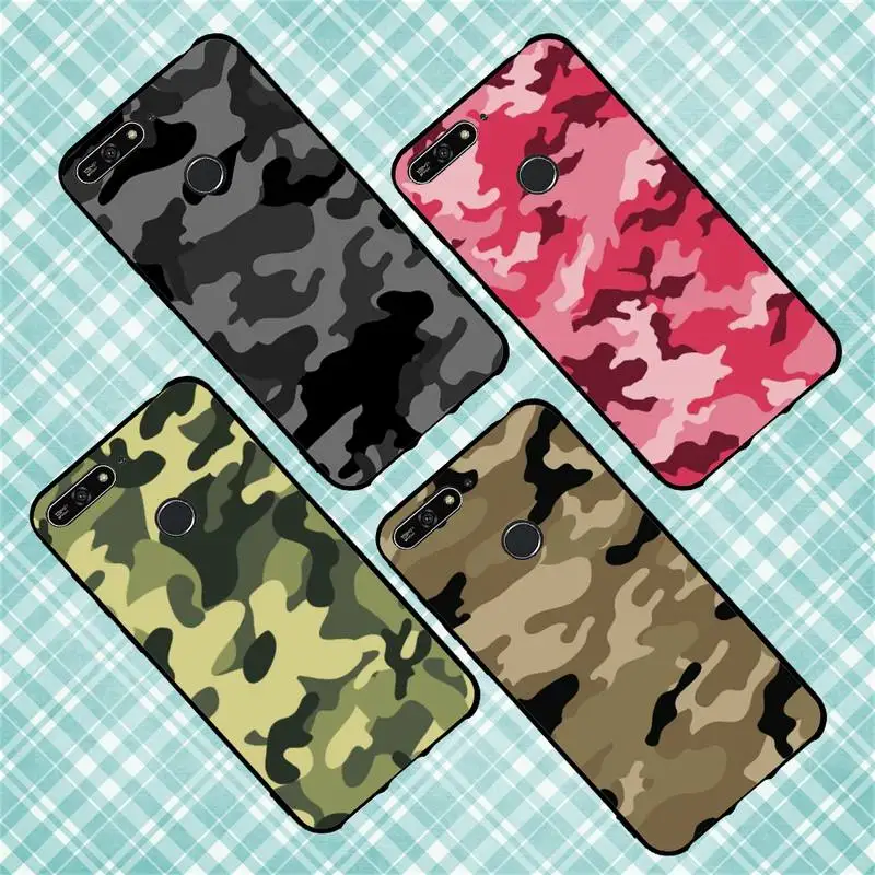 

Camouflage Phone Case For Huawei Honor 8 X 9 10 20 V 30 Pro 10 20 Lite 7A 9lite Fundas Case
