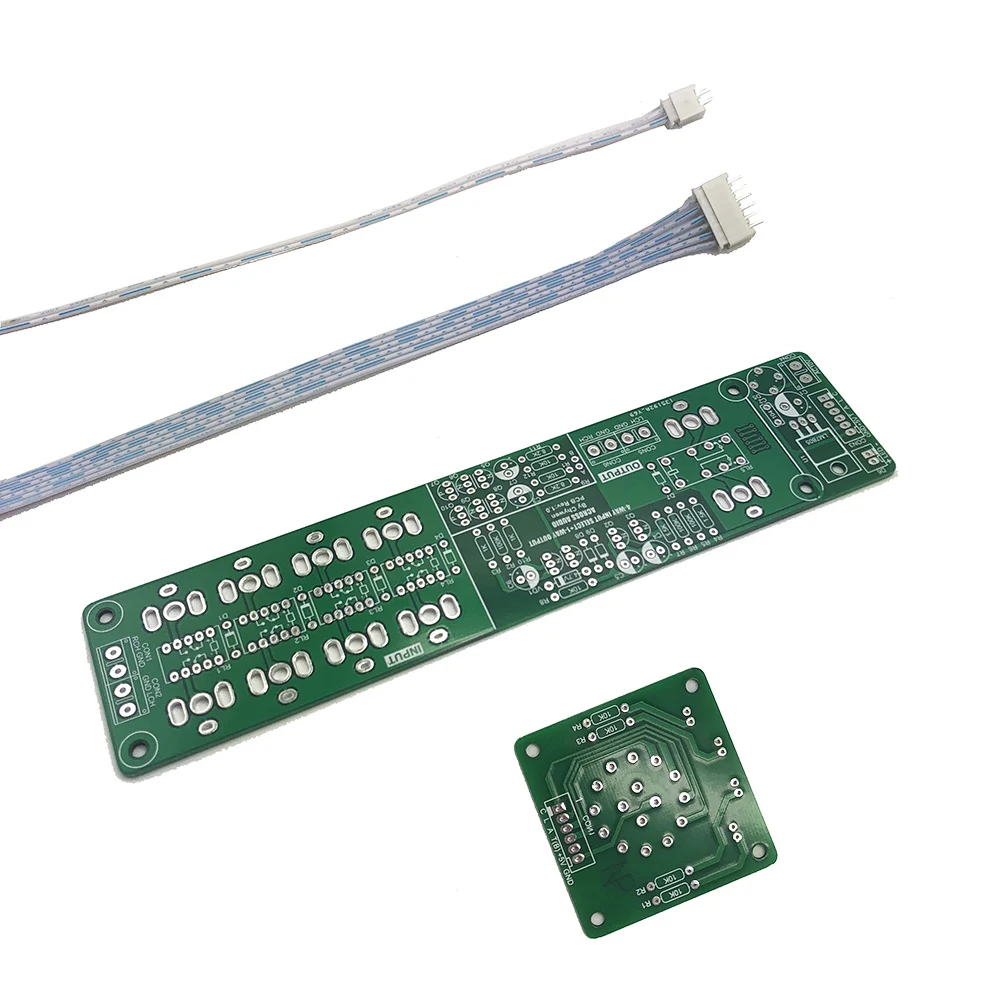 Lusya Preamp input selects board PCB with output delay and 4-bit selection G4-007 | Электроника