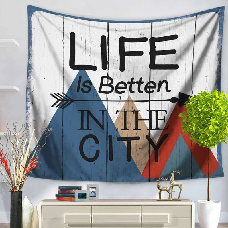 Гобелен из полиэстера в стиле ретро ковбойский цвет украшение для дома настенные