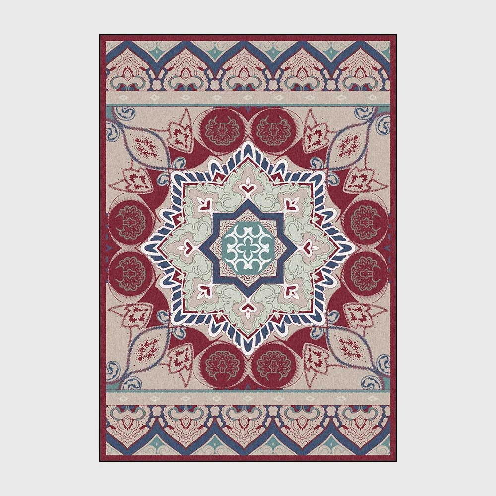 Модный Европейский и американский Коврик для пола плюшевый прикроватный коврик