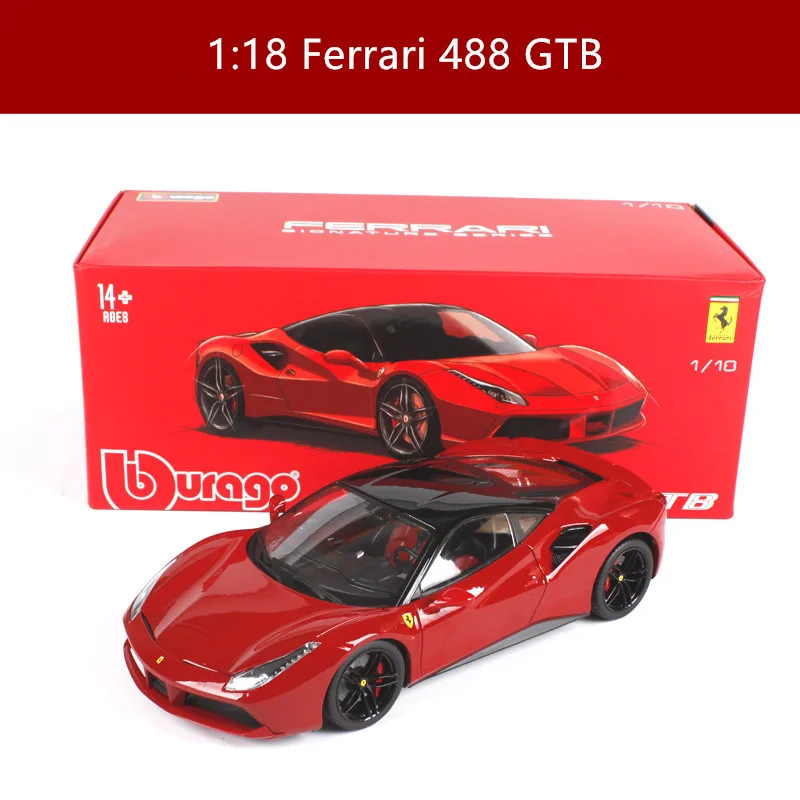 2 Bburago 1:18 Ferrari LAFERRARI черная модель автомобиля 1 18 имитация сплава оригинальная Rafa модель спортивного автомобиля супер модель автомобиля для бега подарок - Цвет: 2