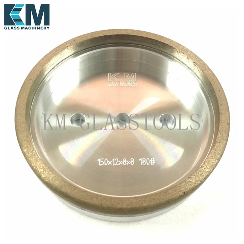 S1 CC2/алмазные чашки колеса 150xd 8x8mm для стекла прямой линии окантовки двойной