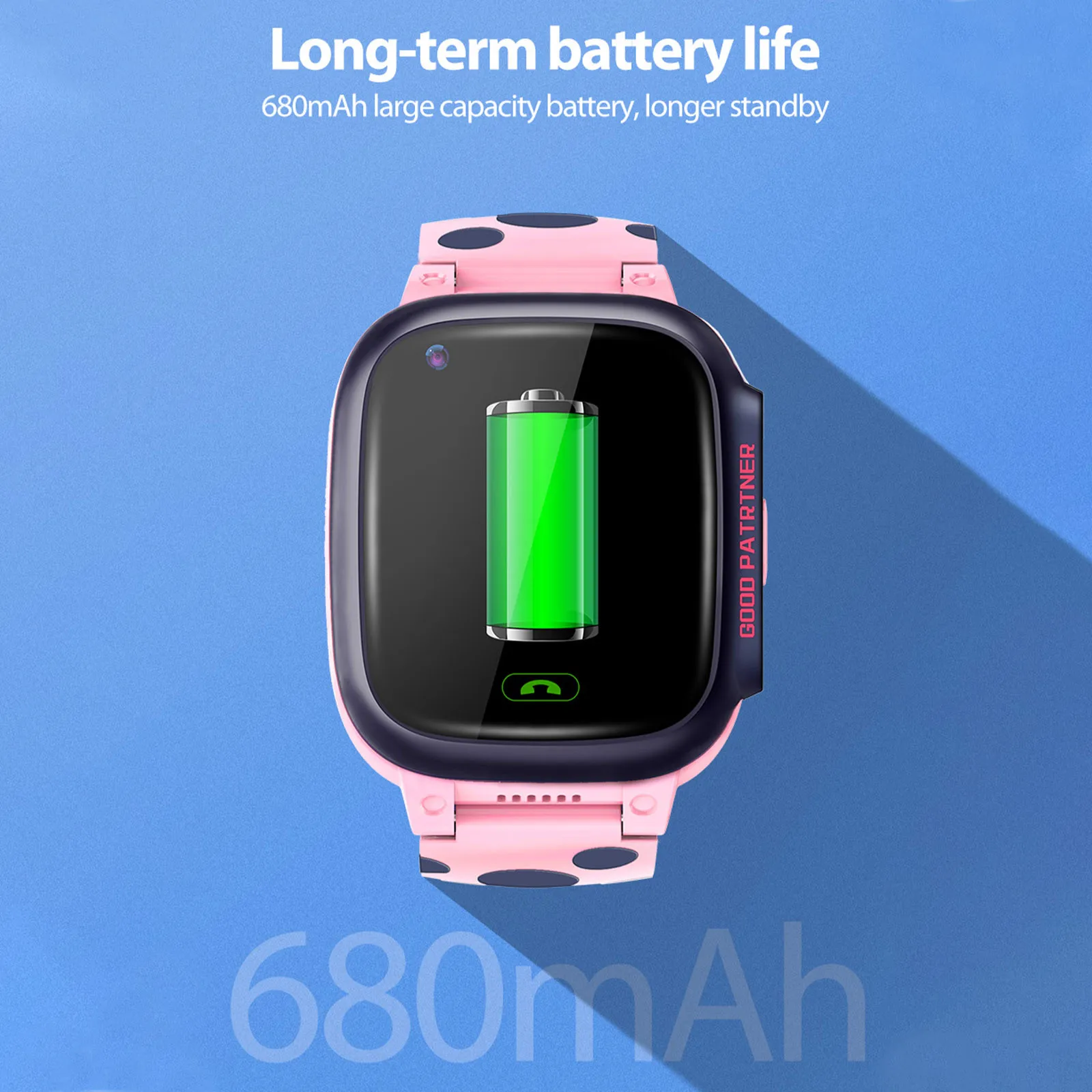 

Children's Smart Watch Sos Phone Watch Smartwatch For Kids With Sim Card Photo Waterproof Ip67 Kids Gift For Ios Android #G3