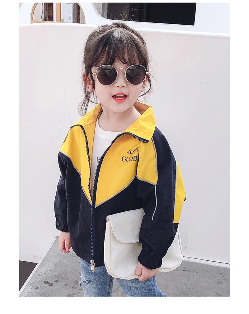 

Childrens jacket letter teen jacket hooded streetwear teenage boy jackets wind jackets kids kids cape dropshipping