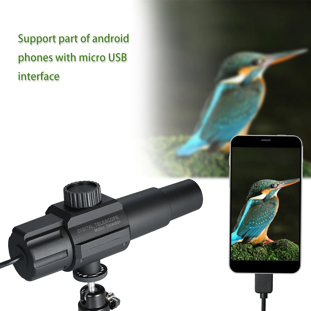 Цифровой телескоп Монокуляр 2MP 70X Масштабирование увеличение Регулируемая