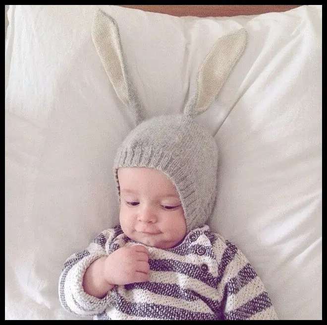 Новая Милая осенне-зимняя вязаная шапка для маленьких мальчиков и девочек милый