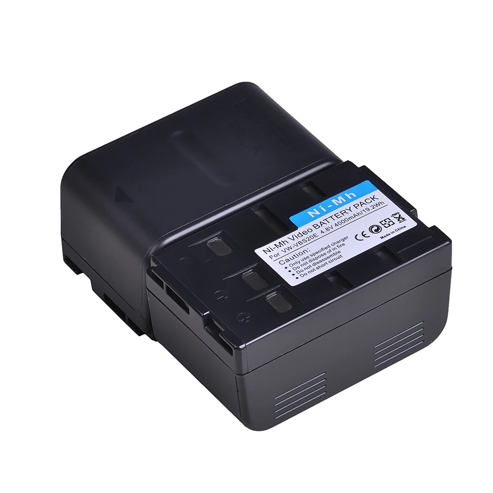 2Pcs VW-VBS20E VW VBS20E Battery for Panasonic HHR-V212 P-V212 VW-VBS10E VW-VBS10 VSB0200 P-V211 NV-VX10 RX11EG R500EN, HHR-V211