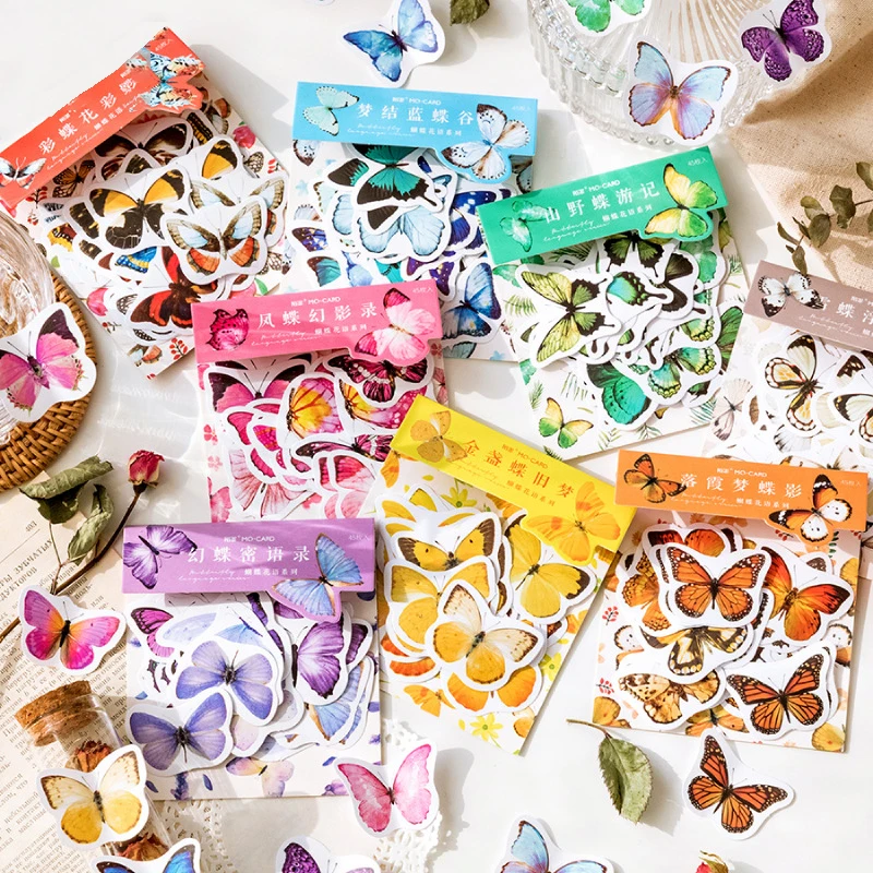 

Sticker Scrapbooking Supplies Beautiful Adhesive Decorative Sticker Gift Packaging Journal Scrapbook Planner Stickers Notebooks