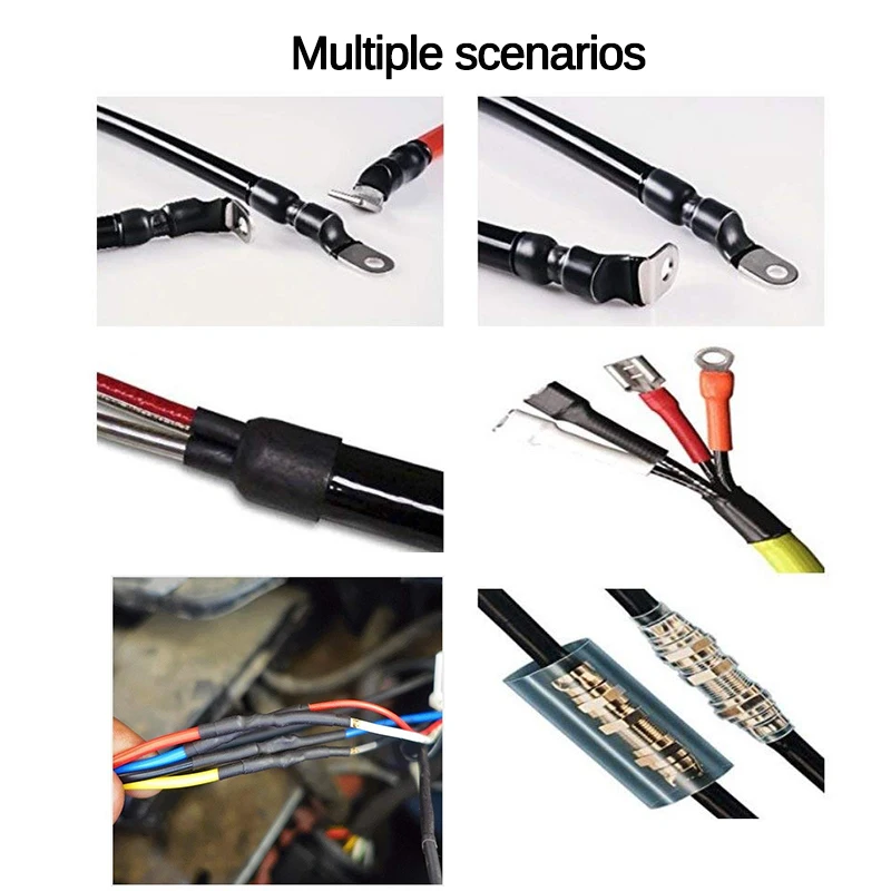 164 шт. полиэтиленовые термоусадочные трубки|Изоляционные материалы и элементы| |