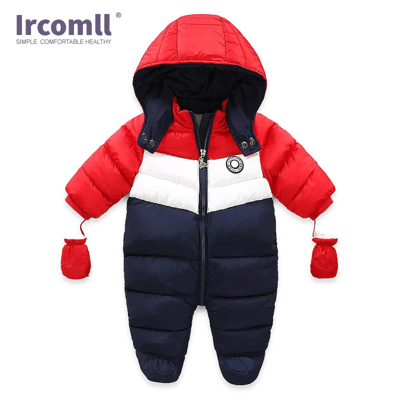Комбинезон для новорожденных Ircomll флисовый комбинезон с подкладкой Осень-зима
