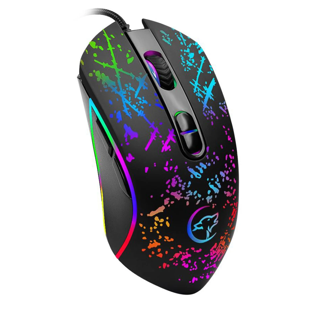 Механическая игровая мышь 8 кнопок Проводная USB для домашнего офиса