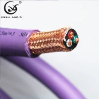 hifi cd player audio amplifier 13mm 32 5mm ofc pure copper speaker cable power cables cord wire