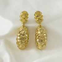 pine cone shaped cute style exquisite women earring 2021 new arrival spring popular wedding gift