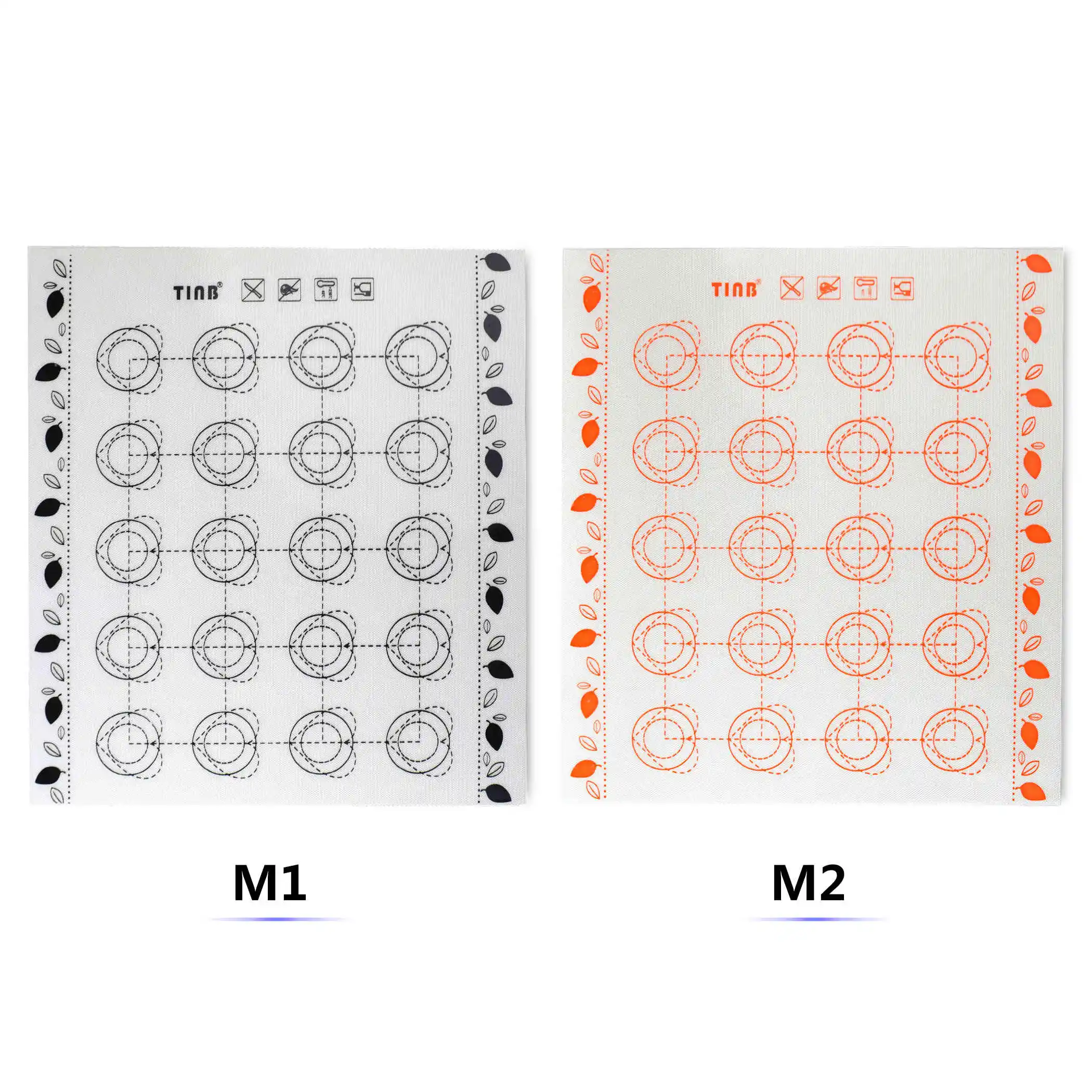 Виды мгновенной проявки Macaroon коврик для выпечки Мат Стекло волокна раскатки