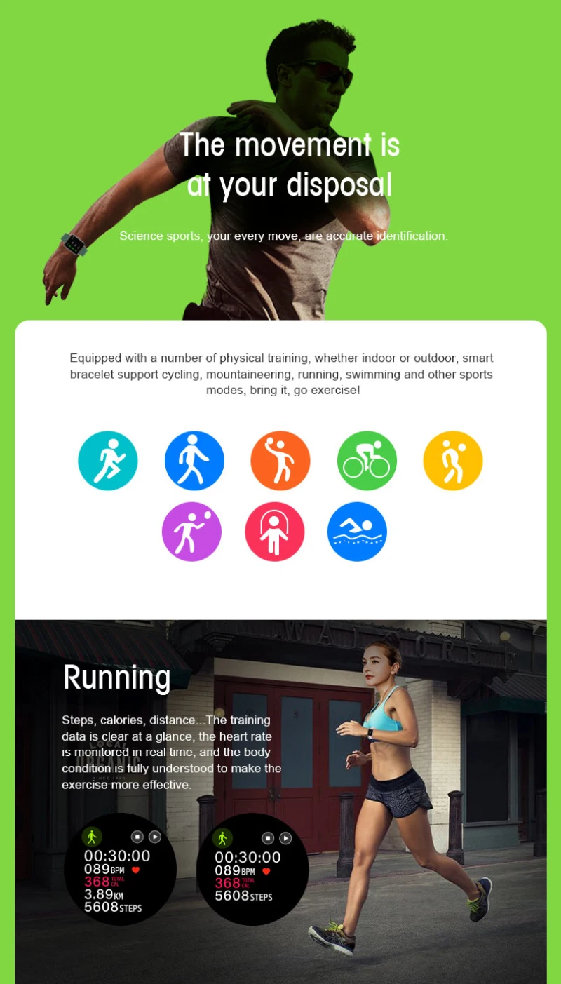 

New Bluetooth Smart Watch 2021 For Men WomanHeart Rate Sleep Blood Pressure Sleep Monitor Sports Waterproof Fitness Tracker