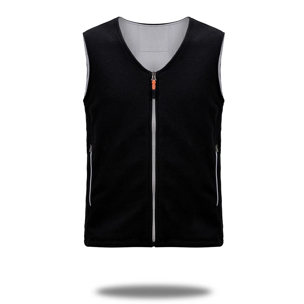 Зимний жилет с зарядкой и подогревом через usb из графенового углеволокна уличная