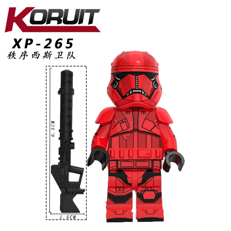 XP265 Новые Звездные войны, фигурки, имперские удары, клонированные штурмовики, легоинглин, блоки, кирпичи, модель, детские игрушки, детский подарок Kt1034 - Цвет: XP265