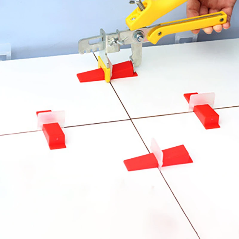 

100Pcs Plastic Ceramic Tile Leveling System Wedges Tiling Floor Wall Carrelage Tools Spacers Locator Leveler