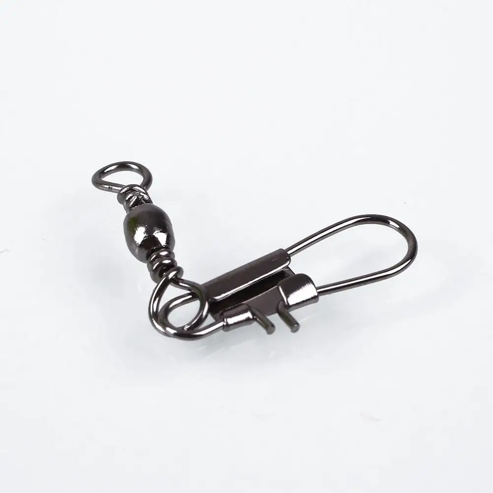 

Fishing Snap Interlock Connector 100Pcs Snaps Fishingaccessorie 10# Swivel Pins