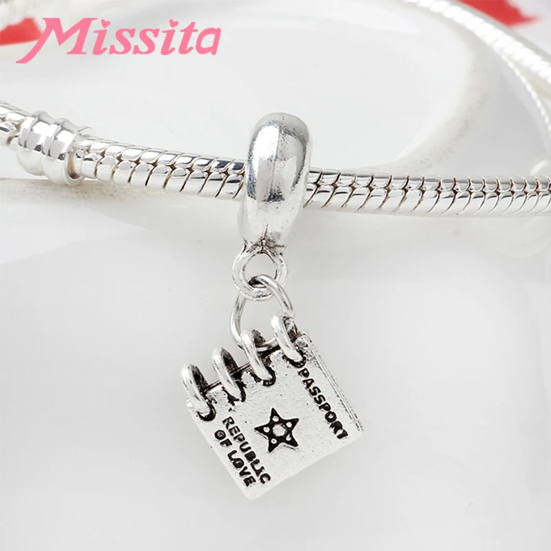 MISSITA 2019 Новая мода Любовь дневник Шарм подходит для бренда шармы браслет DIY