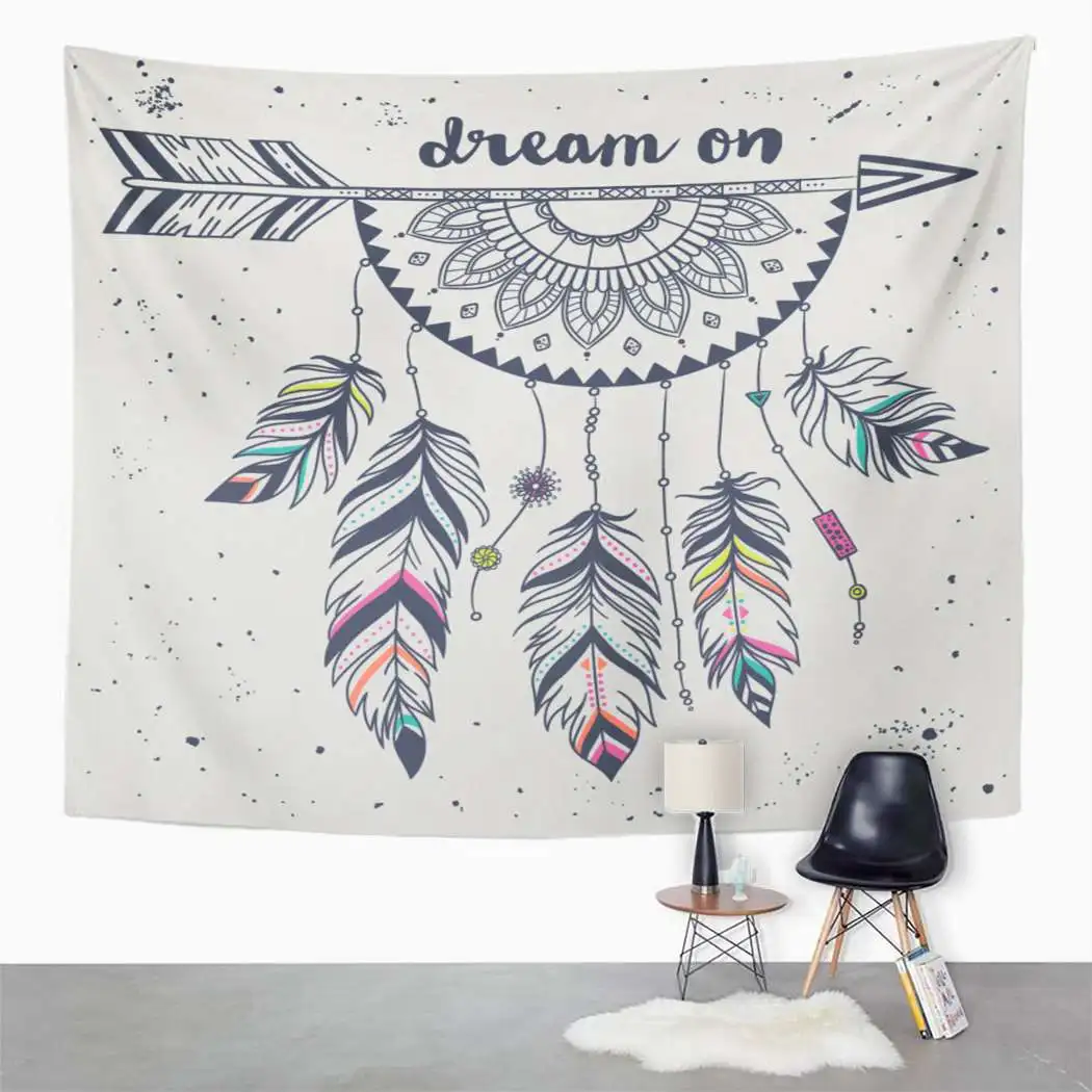 

Bohemian Tapestry Indian Boho Tapestry For Bedroom Room Decor Wall Hanging Wall Art Tapestry Picnic Mat Beach Towel Bed Cover