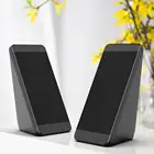 1 пара удобных универсальных USB 3,5 мм проводной аудио музыкальный плеер колонки для настольного компьютера ноутбука дома офиса