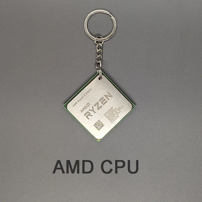 Лазерная гравировка Процессор цепочка для ключей DIY Сплошной Цвет с узором на