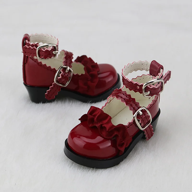 

1/3 BJD Shoes SD creases bow shoes Dollfie DREAM DK DZ MID AF DOD Dollmore Luts AOD SOOM