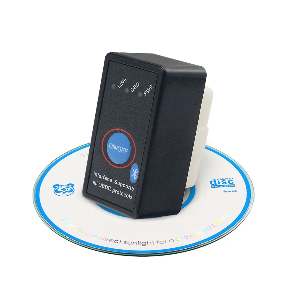 Супер Мини OBD2 ELM327 Bluetooth Переключатель ELM 327 OBD 2 II диагностический сканер Авто V2.1