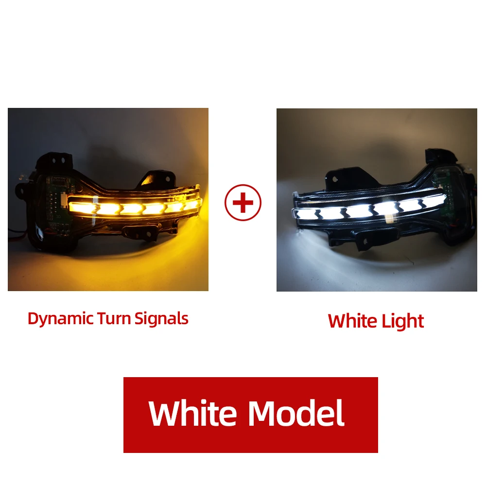 White and Yellow 2 шт. автомобиля заднего вида указатель поворота бокового зеркала светильник для Honda CRV/URV/City/GREIZ/JADE/VEZEL/ODYSSEY/AVANCIER/Jazz левая/правая лампа - Испускаемый цвет: White and Yellow
