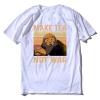 env men top t shirt summer uncle iroh make tea not war peaceful samurai tea drinker vintage men t shirt o neck fathers day