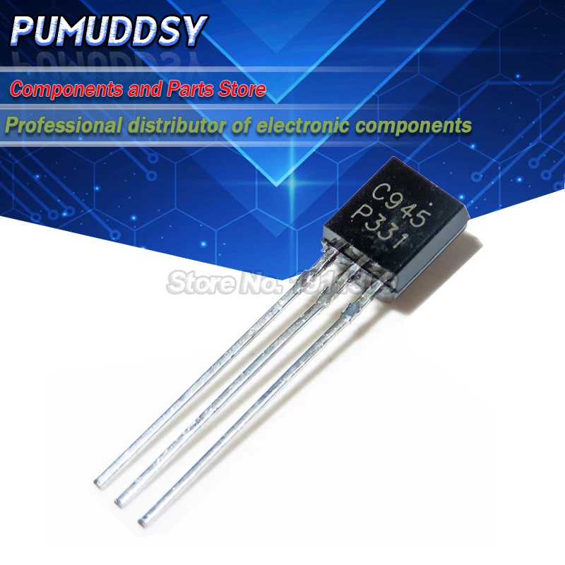 Биполярные транзисторы NPN IC 2SC945 C945 TO 92 50 в 100 шт.|Интегральные схемы| |