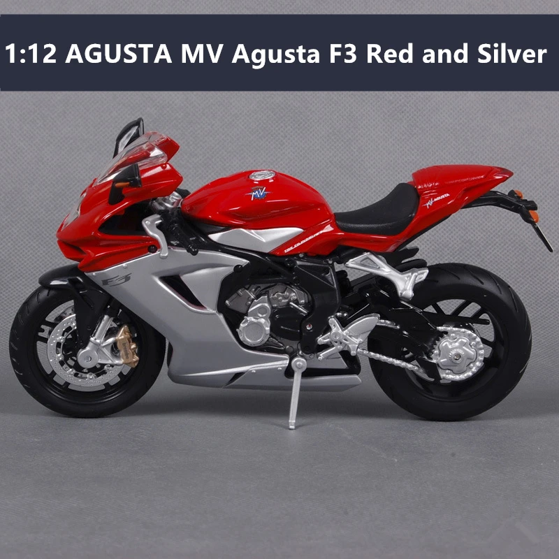 AGUSTA MV Maisto 1:12 Yamaha 450F моделирование сплав Мотокросс серии авторизованный модель мотоцикла игрушечный автомобиль - Цвет: AGUSTA MV