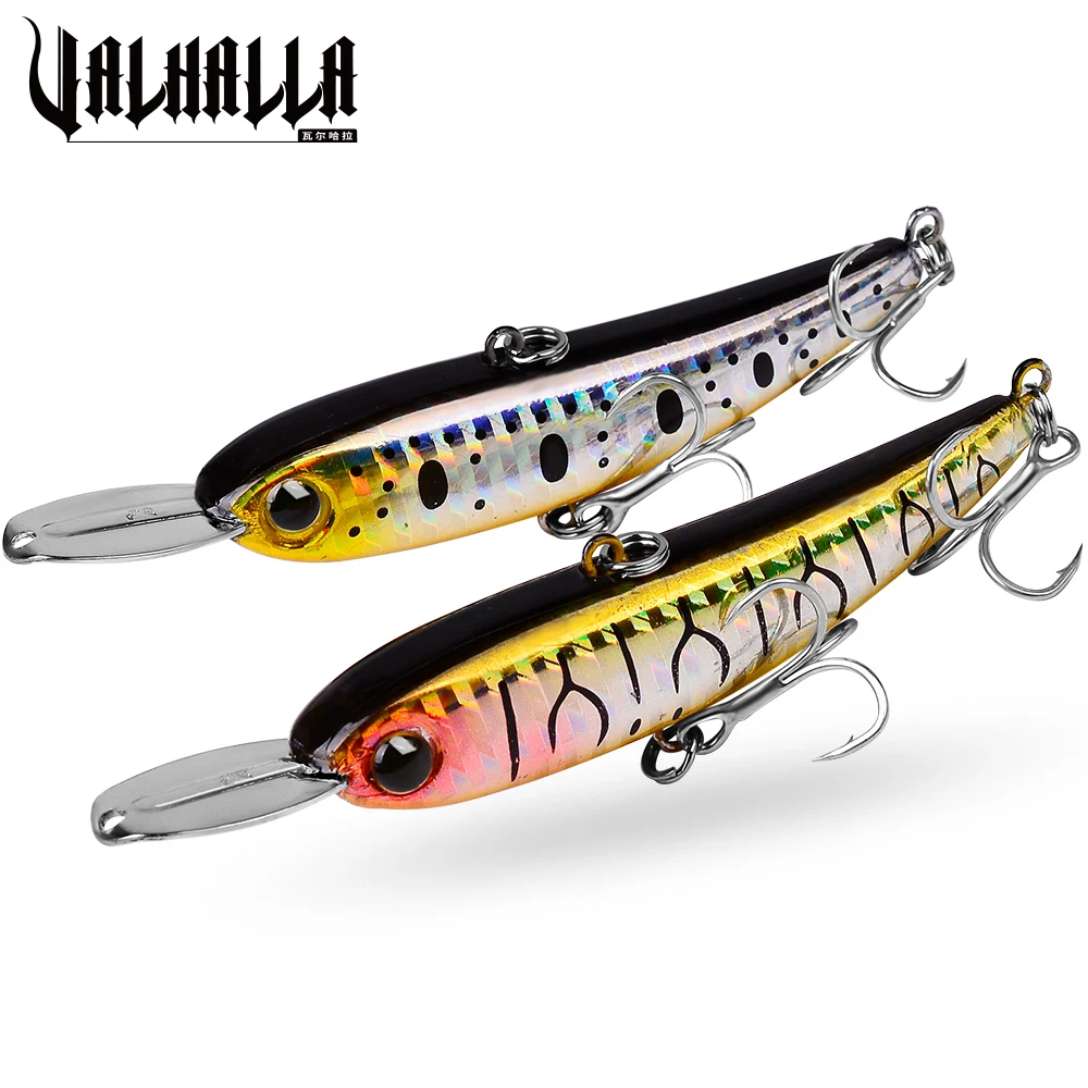 

VALHALLA 1PC Minnow Fishing Lure 10cm-22g Floating Artificial Hard Bait Bass Baits with Hook Isca Wobblers Swimbait Fish Tackle