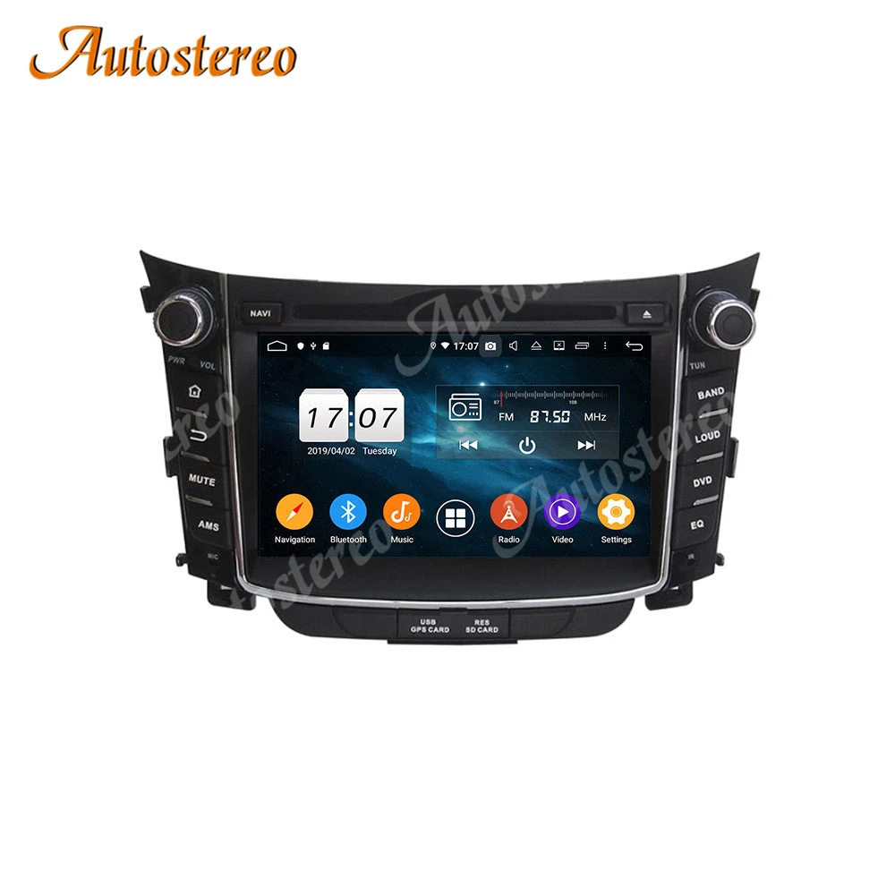 Автомобильный DVD плеер Px6 Android 10 0 DSP для Hyundai I30 2011 2016 автомобильный GPS навигатор