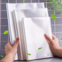 10 sheets a4 a5 b5 self adhesive book cover waterproof non slip book cover student matte transparent notebook film