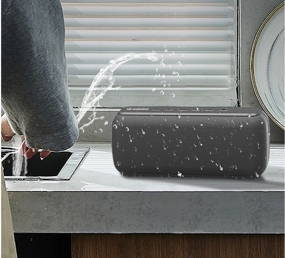 V7 60W Portable Bluetooth Speaker High Power Deep Bass Column TWS Stereo Subwoofer Soundbar Support TF Card AUX 5000mAh Battery