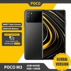 Смартфон POCO M3, экран Глобальная версия дюйма, 4 Гб 64 Гб128 ГБ, Snapdragon 662, 6,53 дюйма, Аккумулятор 6000 мА  ч, камера 48 МП, POCO M3