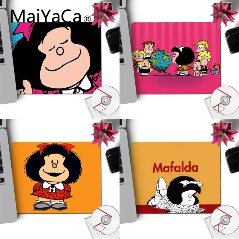 Высококачественные коврики для компьютерной игровой мыши MaiYaCa Mafalda простой