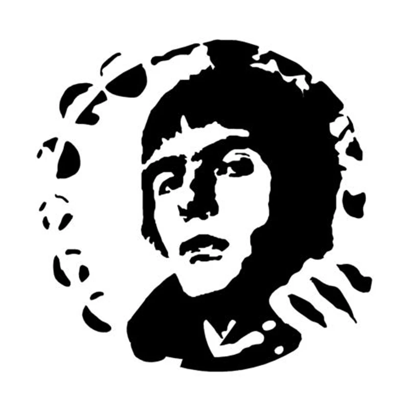 

15.6cm*15.5cm Liam Gallagher Fashion Stickers Decals Vinyl Car Styling Decor