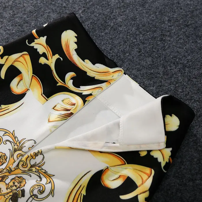 Женская юбка-карандаш средней длины с принтом | одежда