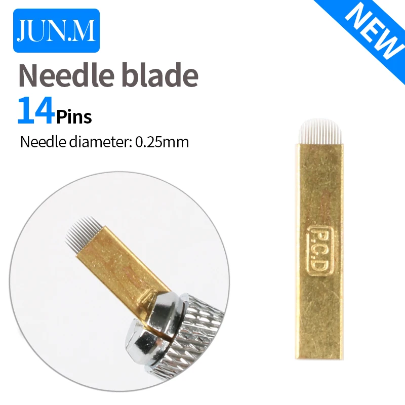 50 шт. U образные иглы для перманентного макияжа|14 needle|needle permanentpcd 14 |