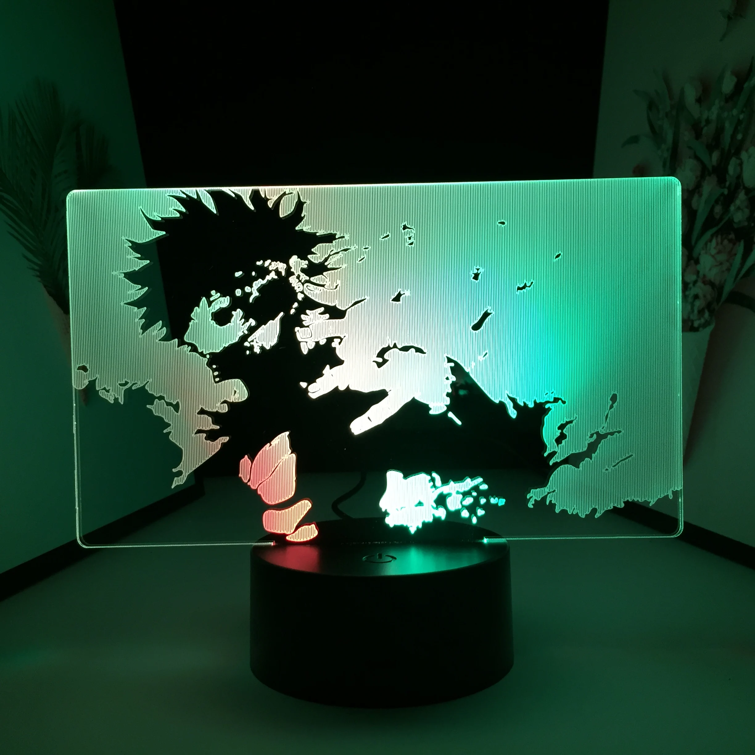

Animation Peripherals 3D LED Lamp Acrylic Light Guide Plate Black Base Visual Illusion Night Light for Festival Birthday Gifts