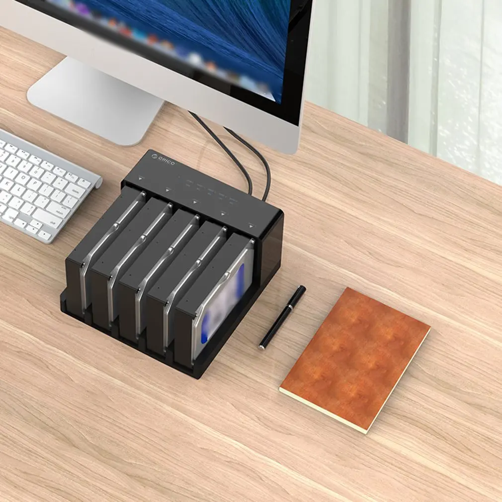 

3.5 Inches 5 Bay High Speed HDD Docking Station Tool Plug and play: tool-free installation USB 3.0 SATA Hard Drive Enclosure