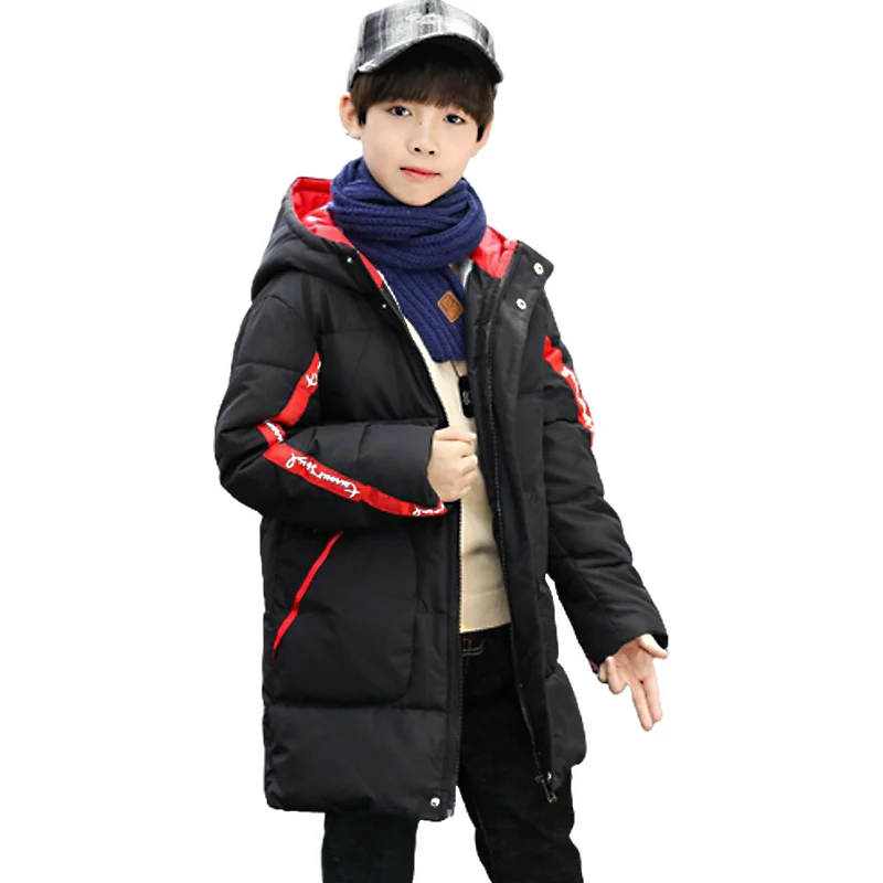 Новинка Одежда для мальчиков теплое зимнее пальто из искусственного меха модная