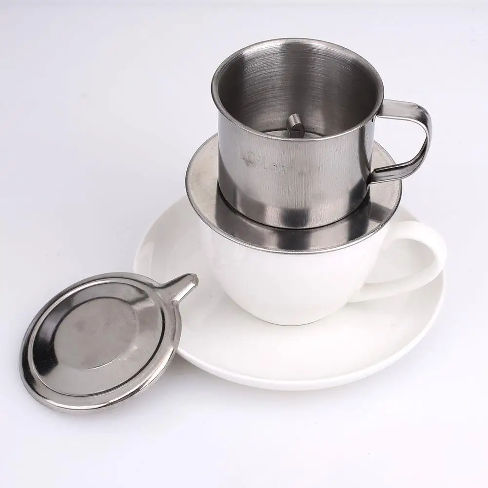 Кружка из нержавеющей стали с фильтром стеклянный фильтр для кофе в вьетнамском